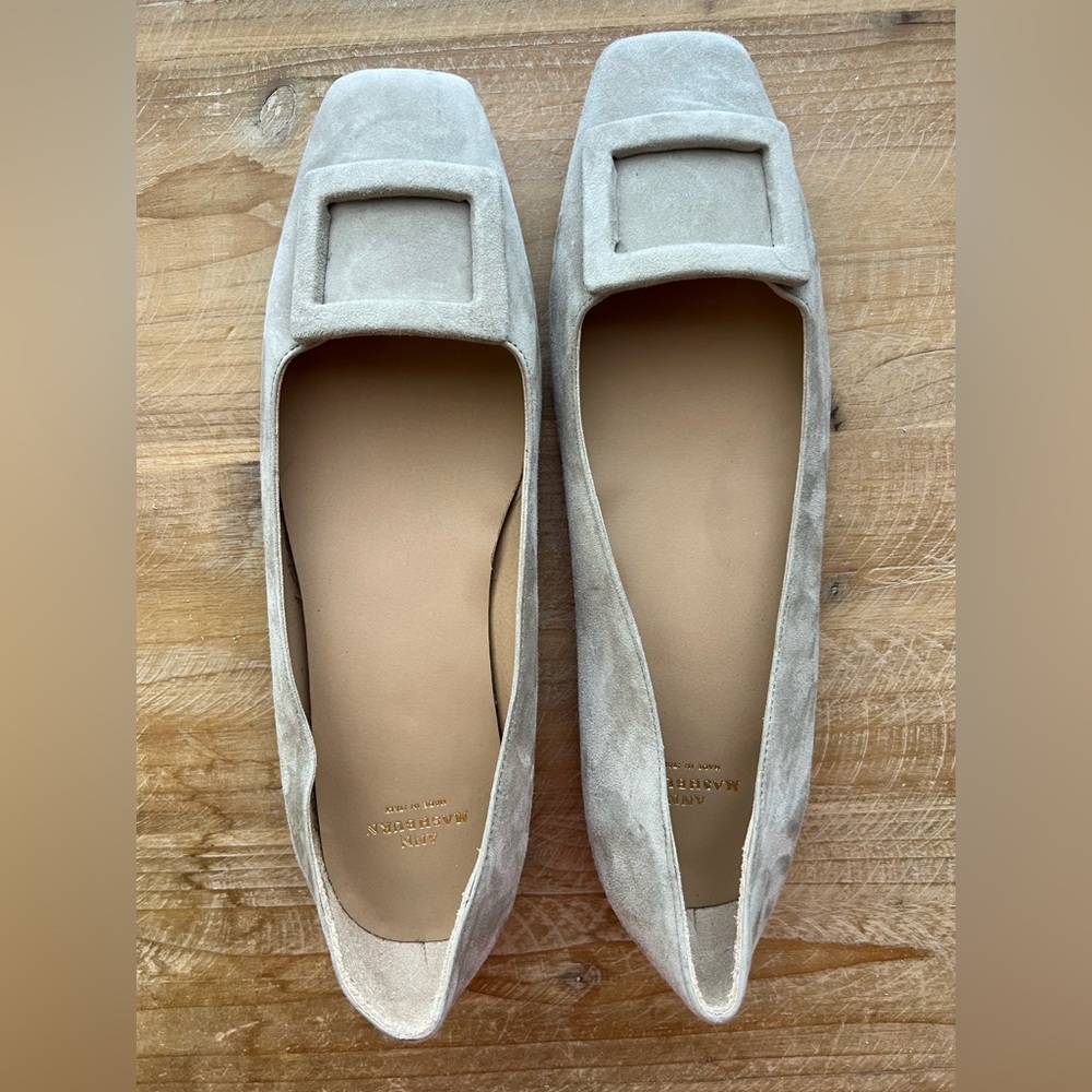 Ann Mashburn Buckle Shoe Suede - Picture 5 of 8